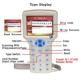 COPIADOR DE TAG E CARTÃO COM DISPLAY