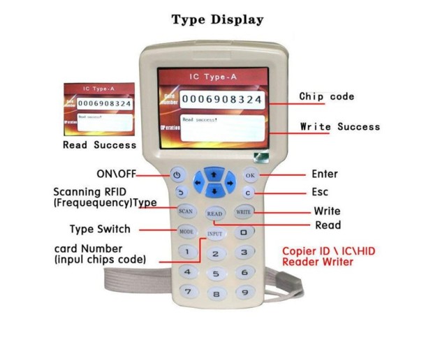 COPIADOR DE TAG E CARTÃO COM DISPLAY COPIADOR DE TAG E CARTÃO COM DISPLAY