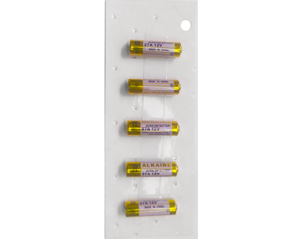 A27 ALKALINE (cartela c/ 5 unid.) A27 ALKALINE (cartela c/ 5 unid.)