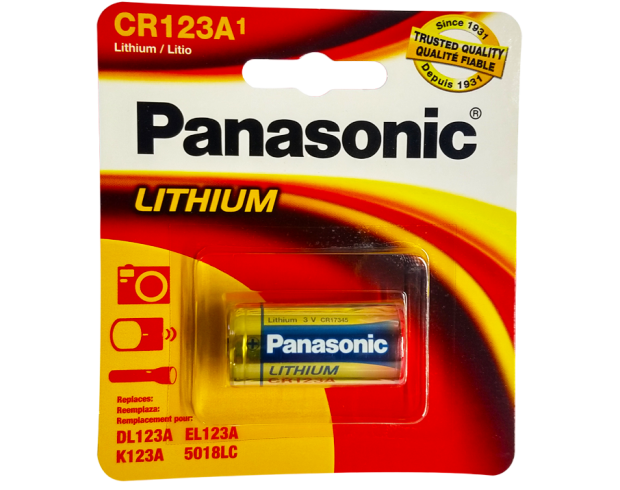 CR 123 Panasonic CR 123 Panasonic