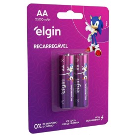 AA ELGIN RECARREGÁVEL 2500mAh