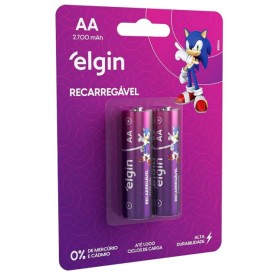 AA ELGIN RECARREGÁVEL 2700mAh