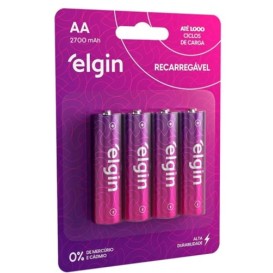 AA ELGIN RECARREGÁVEL 2700mAh 4UN