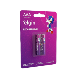 AAA ELGIN RECARREGÁVEL 900mAh