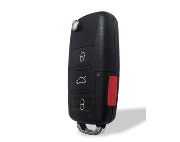 CARCAÇA VOLKSWAGEN 3 BOTÕES + PANICO CARCAÇA VOLKSWAGEN 3 BOTÕES + PANICO