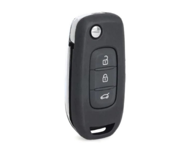 CARCAÇA DE CHAVE CANIVETE RENAULT KWID 3B 2017 A 2021 COM A LAMINA YALE CARCAÇA DE CHAVE CANIVETE RENAULT KWID 3B 2017 A 2021 COM A LAMINA YALE