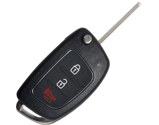 CARCAÇA HB20 3 BOTÕES BUZINA ACOMPANHA LAMINA COD 703 KIA HYUNDAI