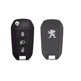 CARCAÇA DE CHAVE CANIVETE PEUGEOT 208 3B CARCAÇA DE CHAVE CANIVETE PEUGEOT 208 3B