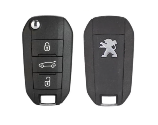 CARCAÇA DE CHAVE CANIVETE PEUGEOT 3B CARCAÇA DE CHAVE CANIVETE PEUGEOT 3B